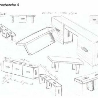 Planche de recherches